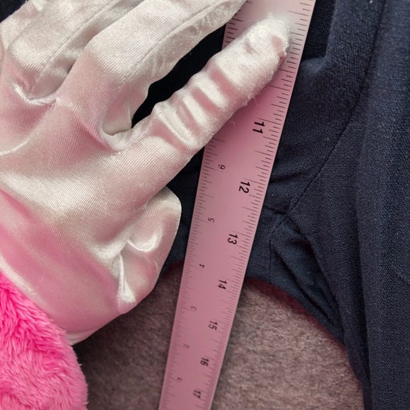 Splendid Linen Blend Crop Pants Womens L Navy Wide Leg High Rise Pull On - Picture 9 of 10